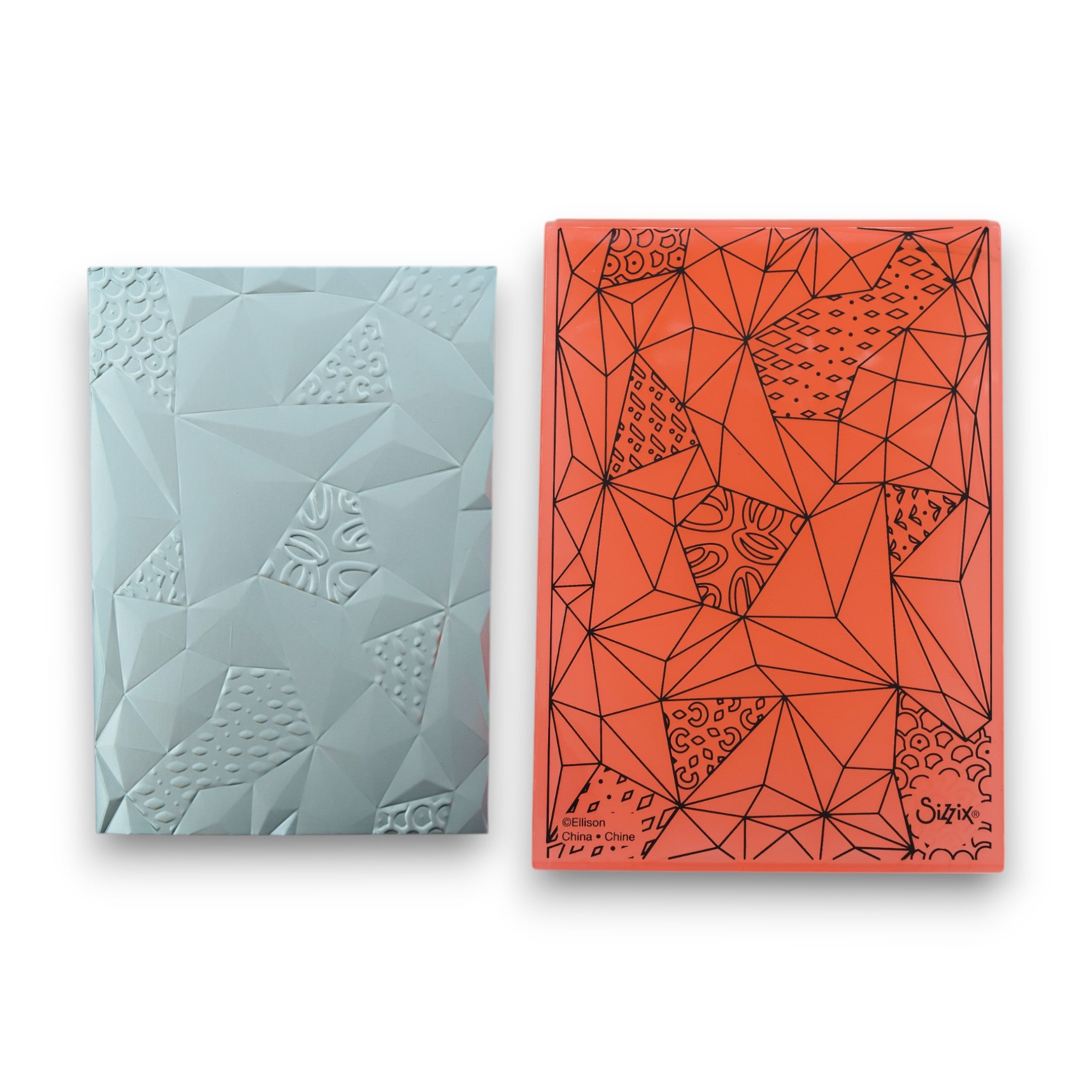 Jumbled Triangles - 3D Embossing Folder